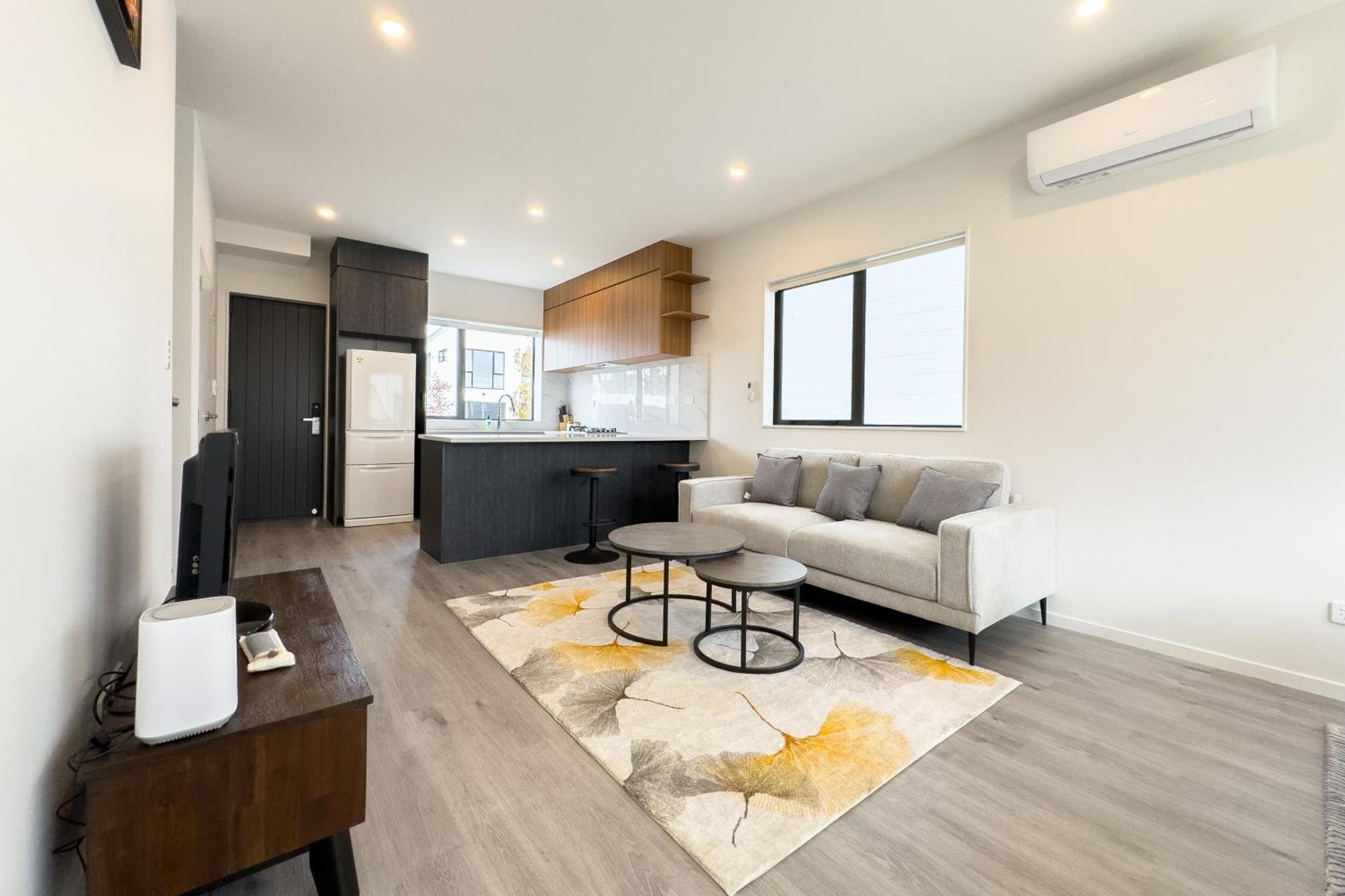 Modern 3-Bds Townhouse In South Auckland Villa Buitenkant foto